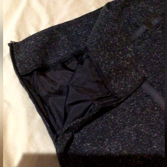 Stylish Brown skirt with leather-like stripes - Picture 14 of 16